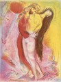 Er entkleidet sie mit seinem eigenen Zeitgenossen Marc Chagall